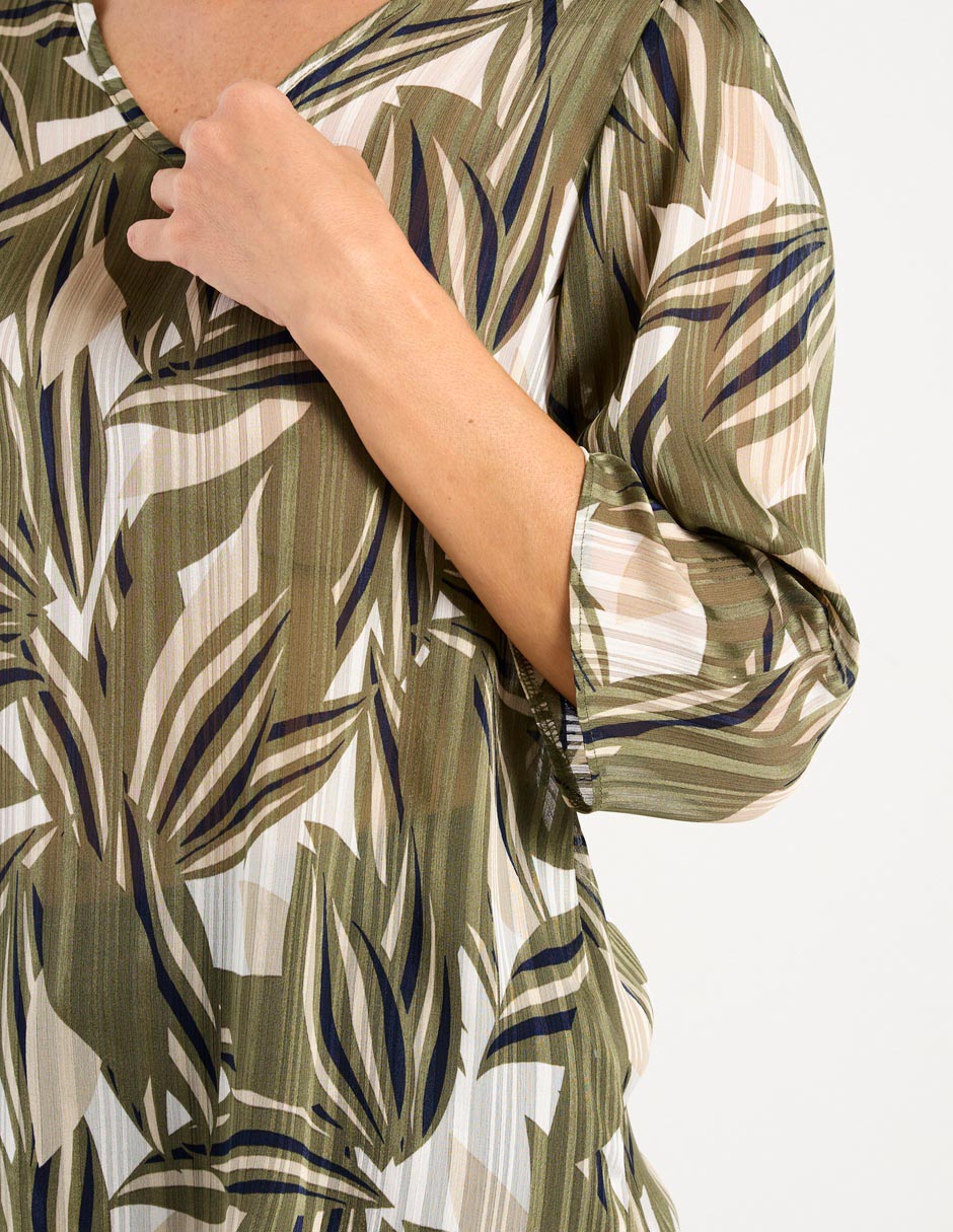 Blusa manga 3/4 para mujer 10