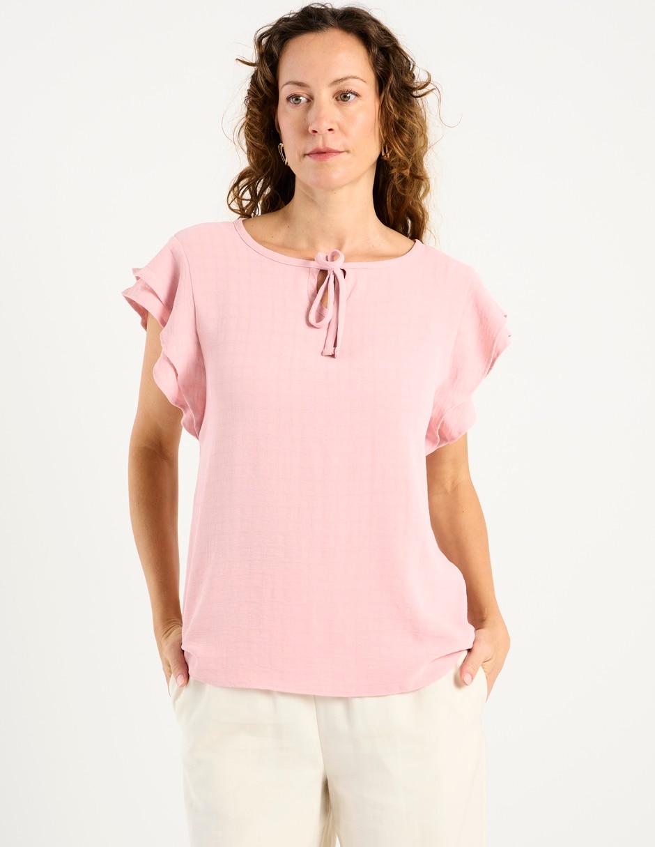 Blusa manga corta para mujer 1
