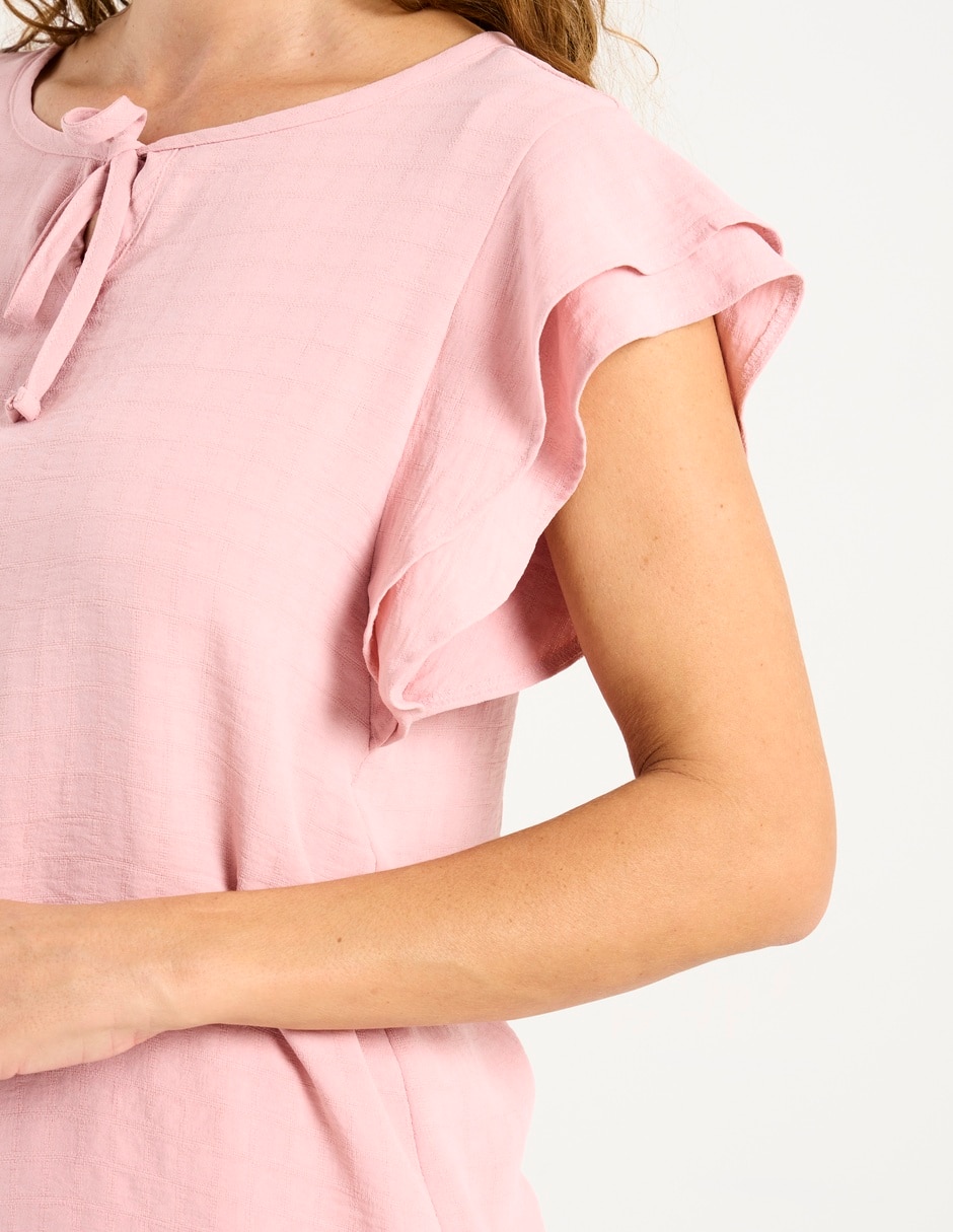 Blusa manga corta para mujer 10