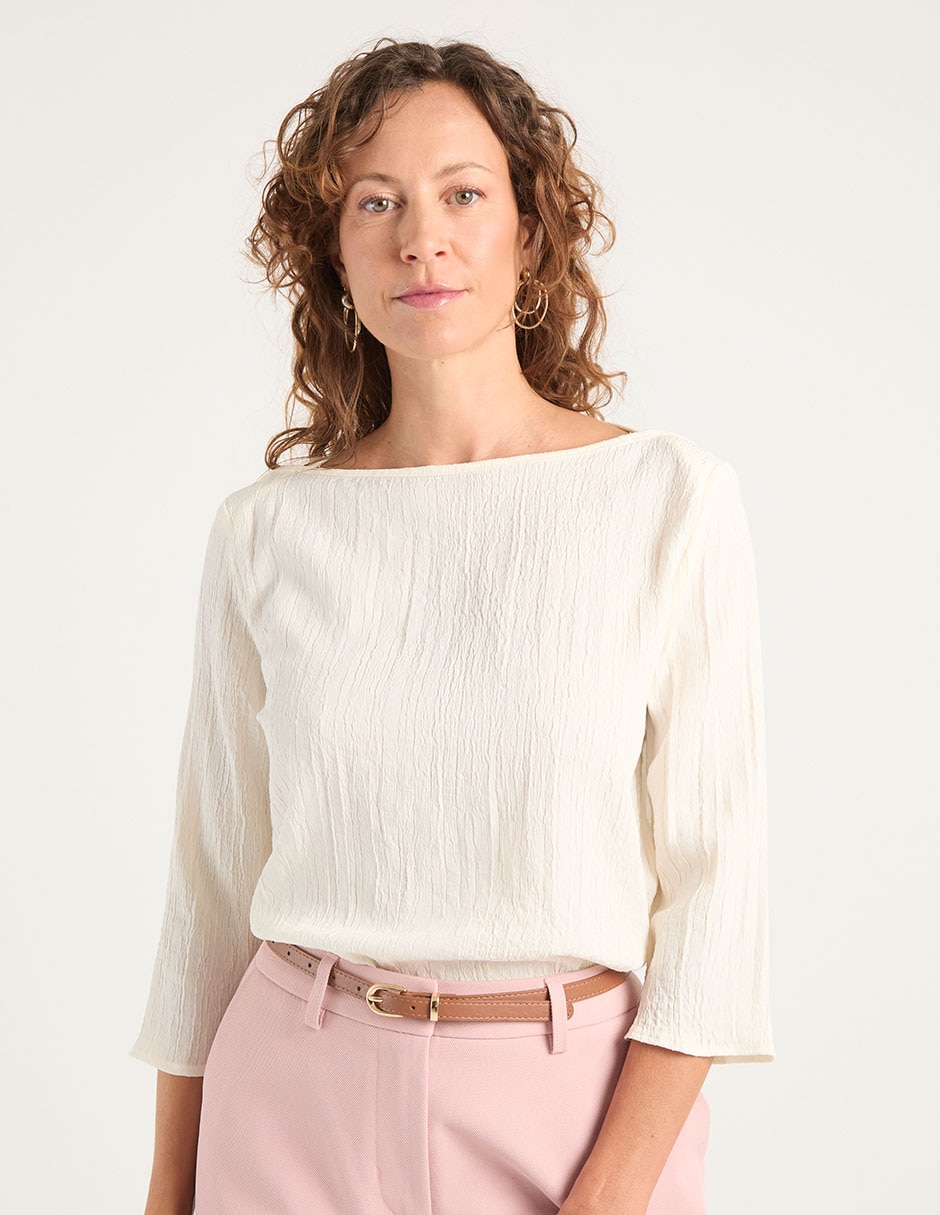 Blusa manga 3/4 para mujer 1