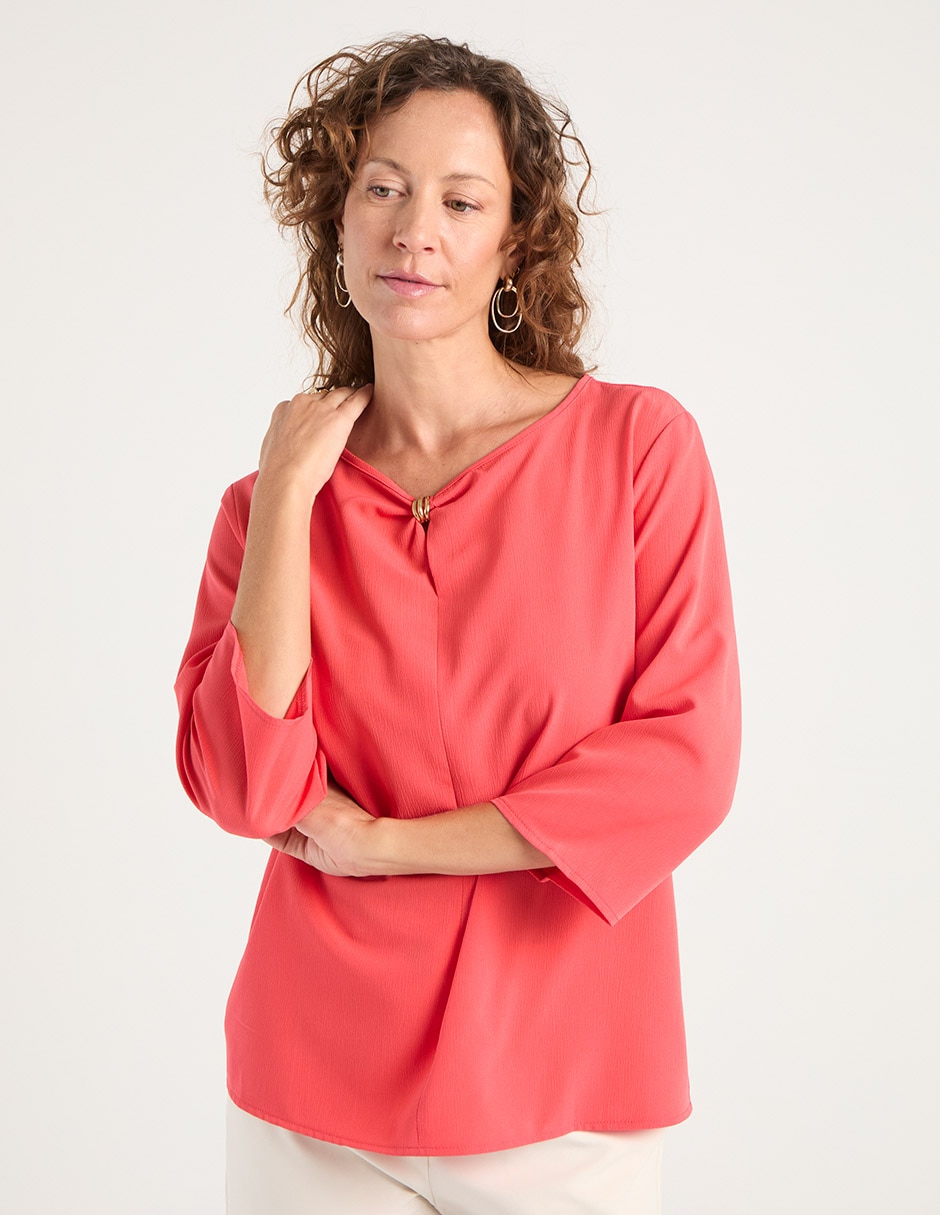 Blusa manga 3/4 para mujer 1