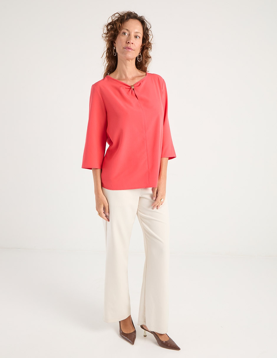 Blusa manga 3/4 para mujer 8