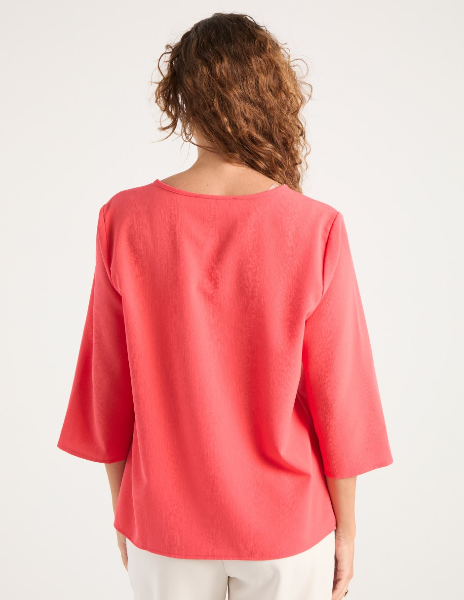 Blusa manga 3/4 para mujer 11