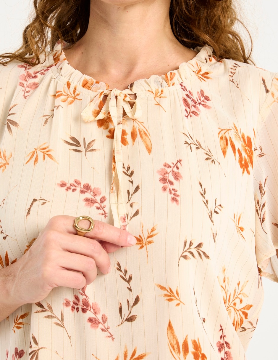 Blusa manga corta para mujer 9