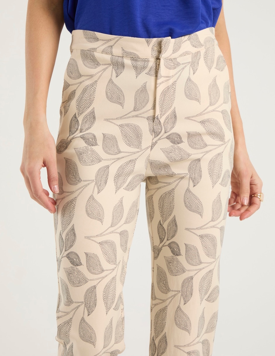 Pantalón capri slim para mujer 4