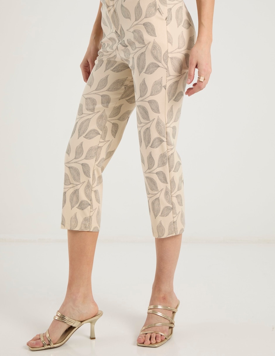 Pantalón capri slim para mujer 5