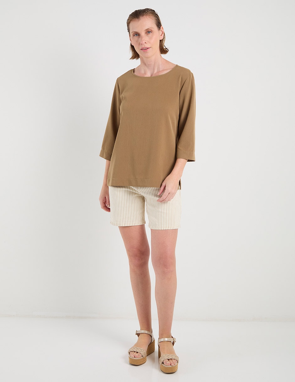Blusa manga 3/4 para mujer 8