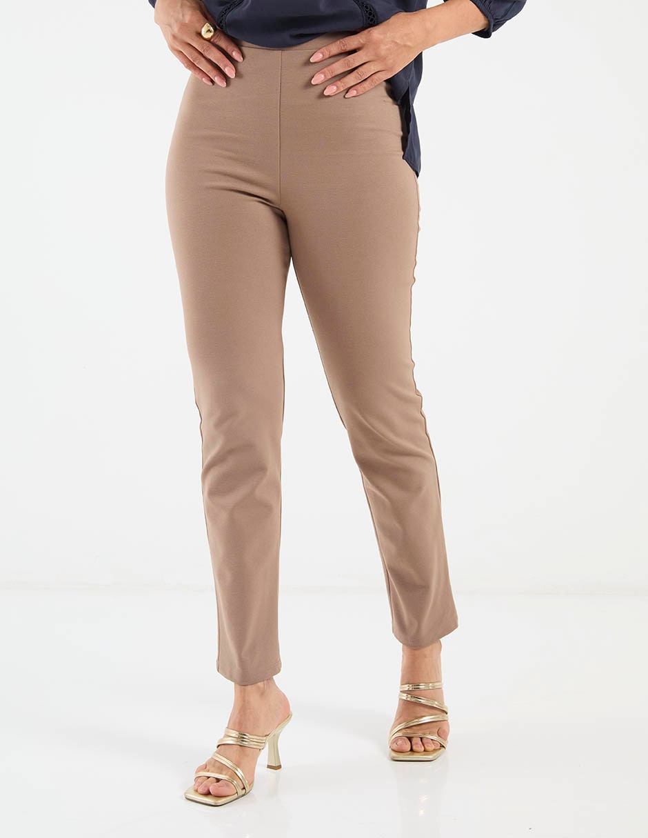 Legging cintura alta con pretina para mujer 1
