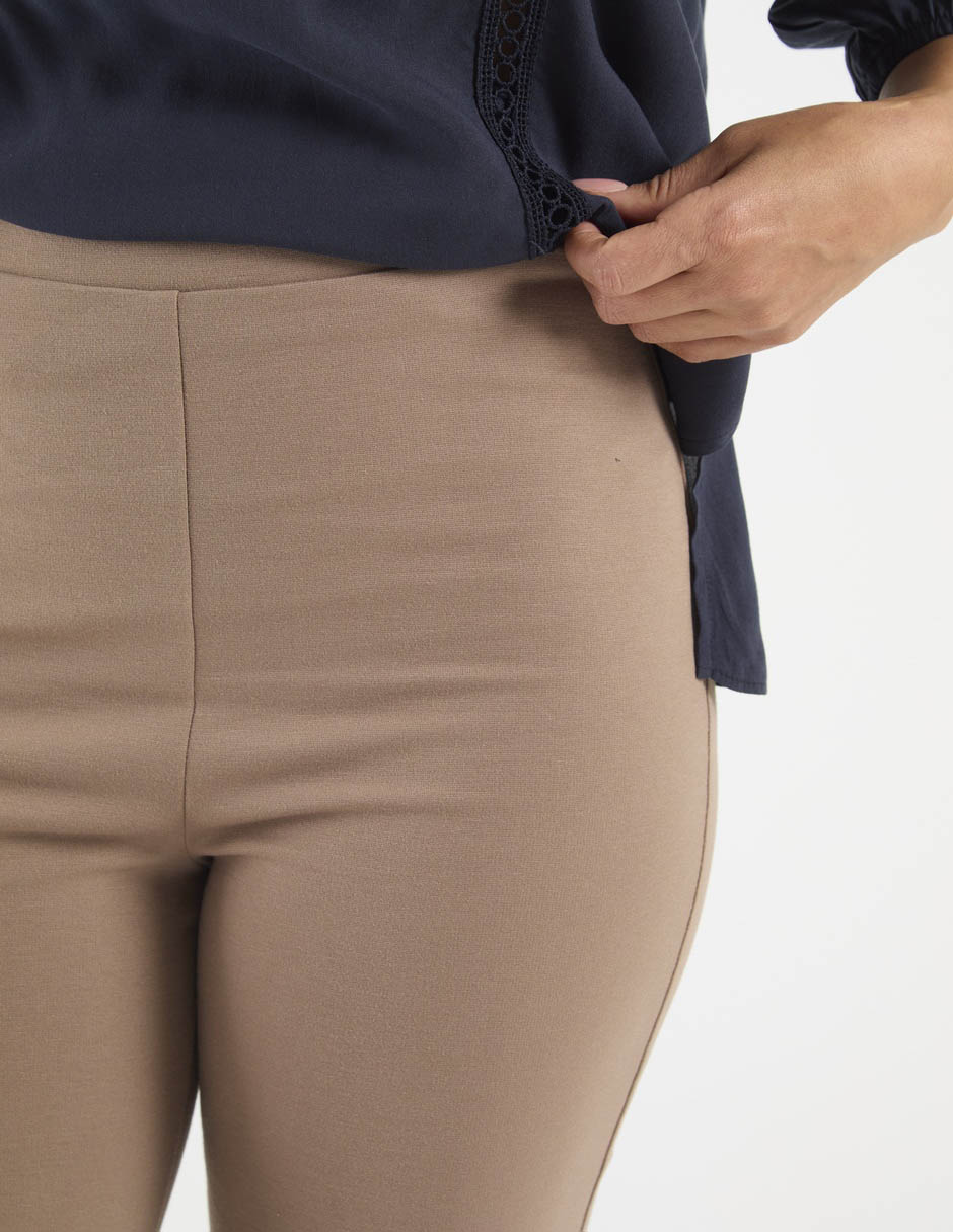 Legging cintura alta con pretina para mujer 5