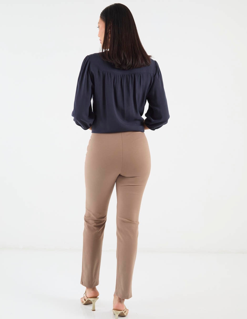 Legging cintura alta con pretina para mujer 7