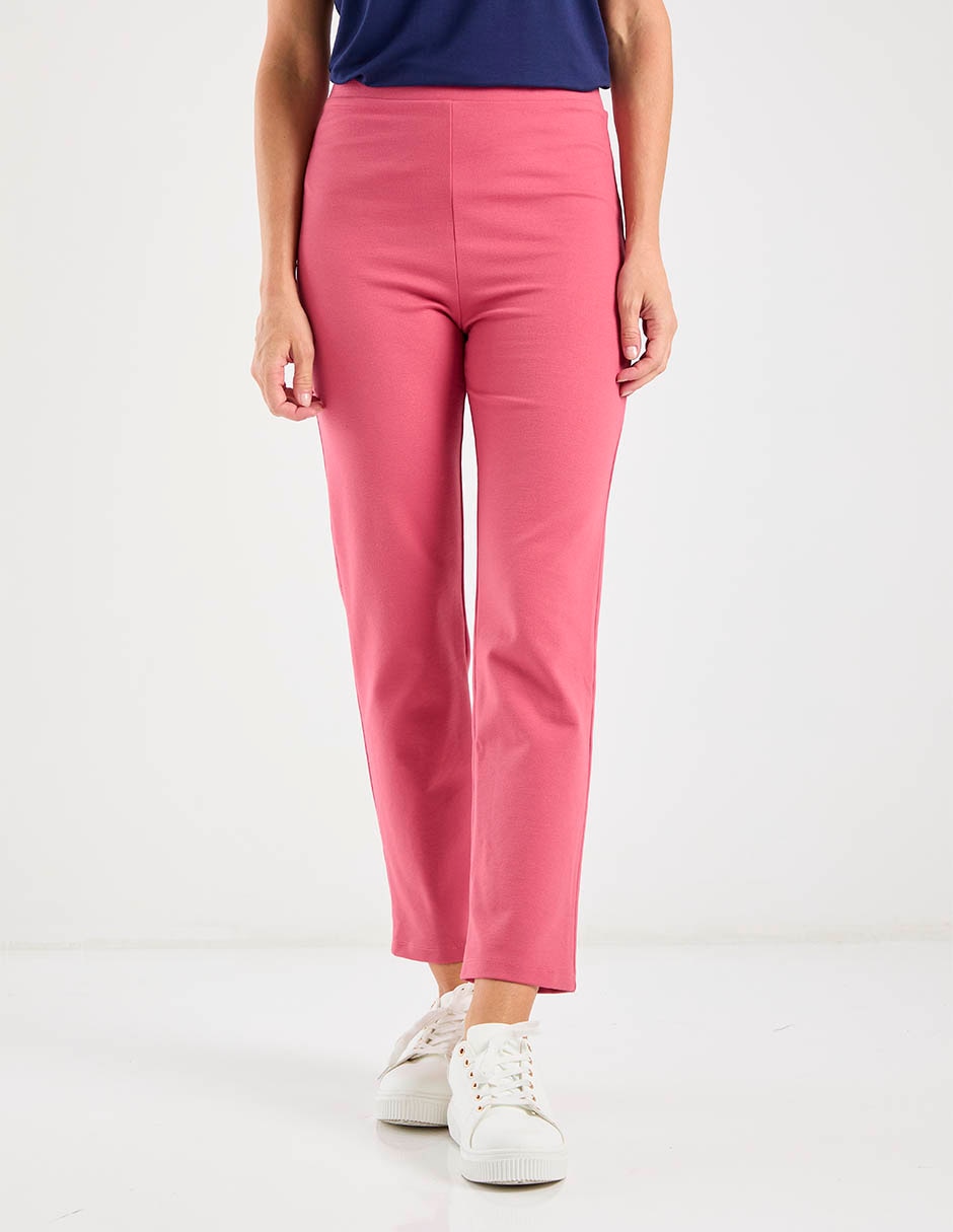 Legging cintura alta con pretina para mujer 1