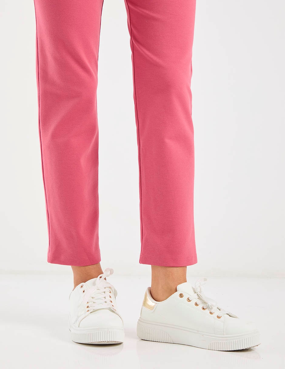 Legging cintura alta con pretina para mujer 5
