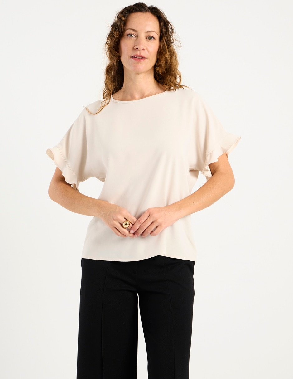 Blusa manga corta para mujer 7
