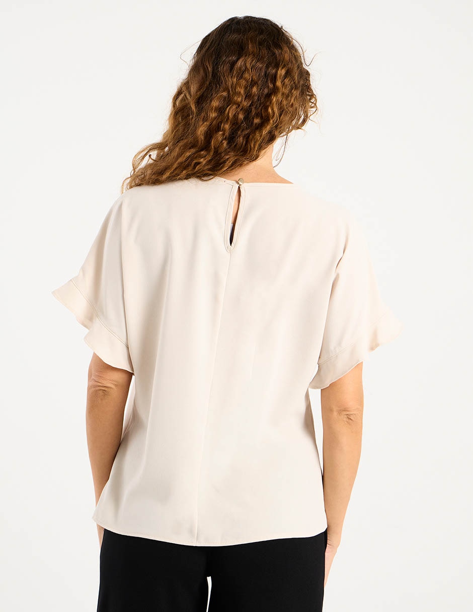 Blusa manga corta para mujer 11