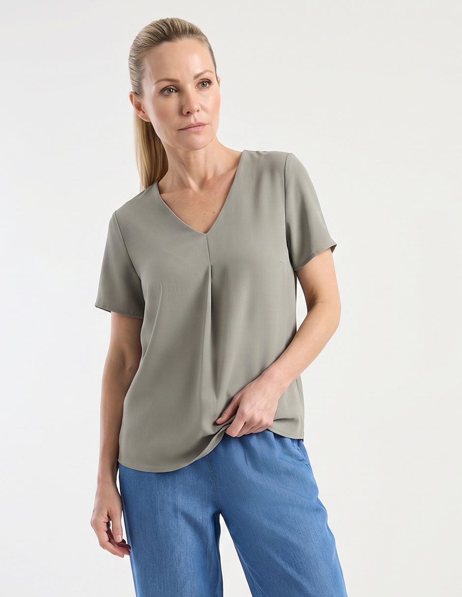 Blusa manga corta para mujer Blusa manga corta para mujer