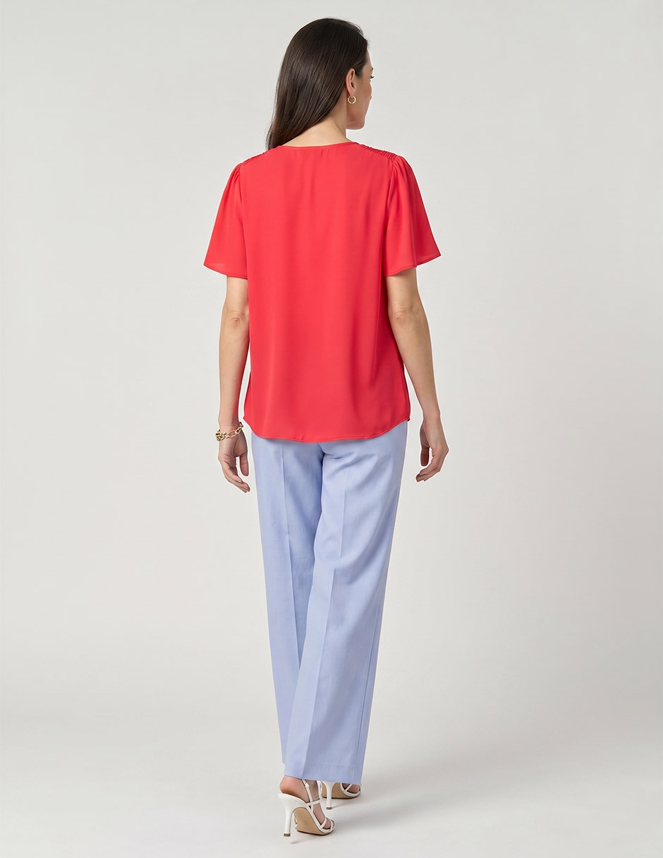 Blusa manga corta para mujer 2