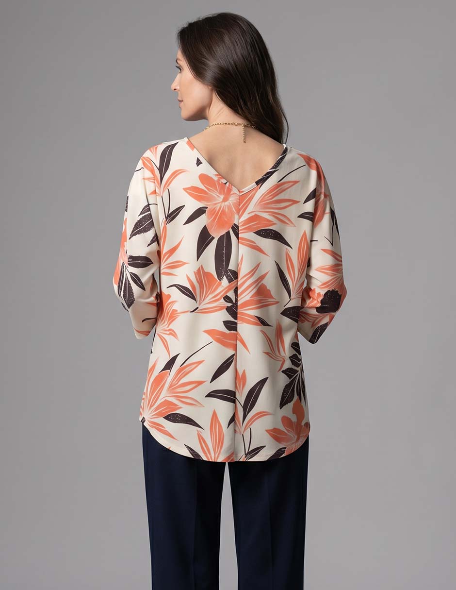 Blusa manga 3/4 para mujer 2