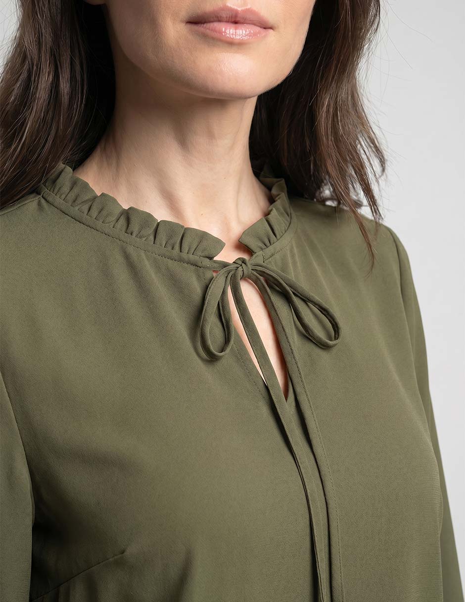Blusa La Mode manga 3/4 para mujer