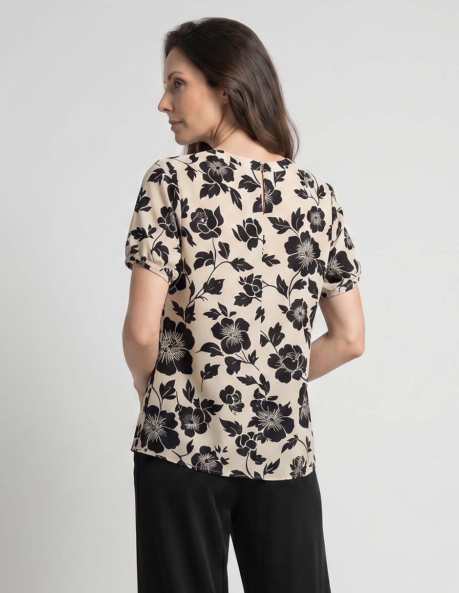 Blusa La Mode manga corta para mujer