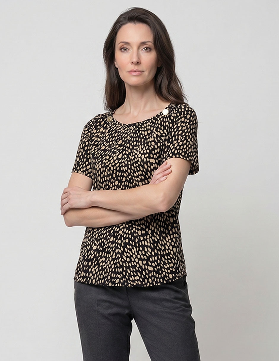 Blusa manga corta para mujer Blusa manga corta para mujer