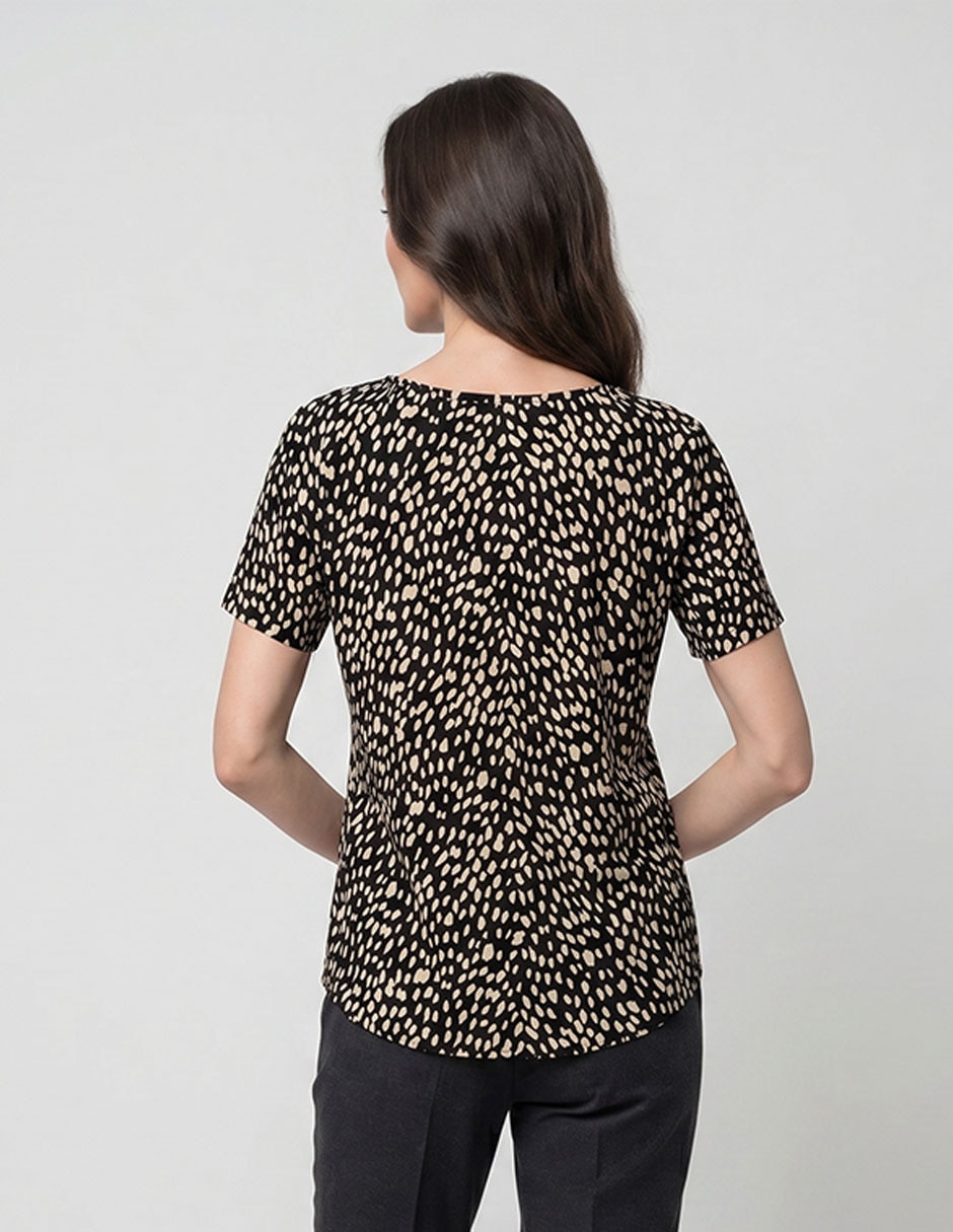 Blusa manga corta para mujer 2
