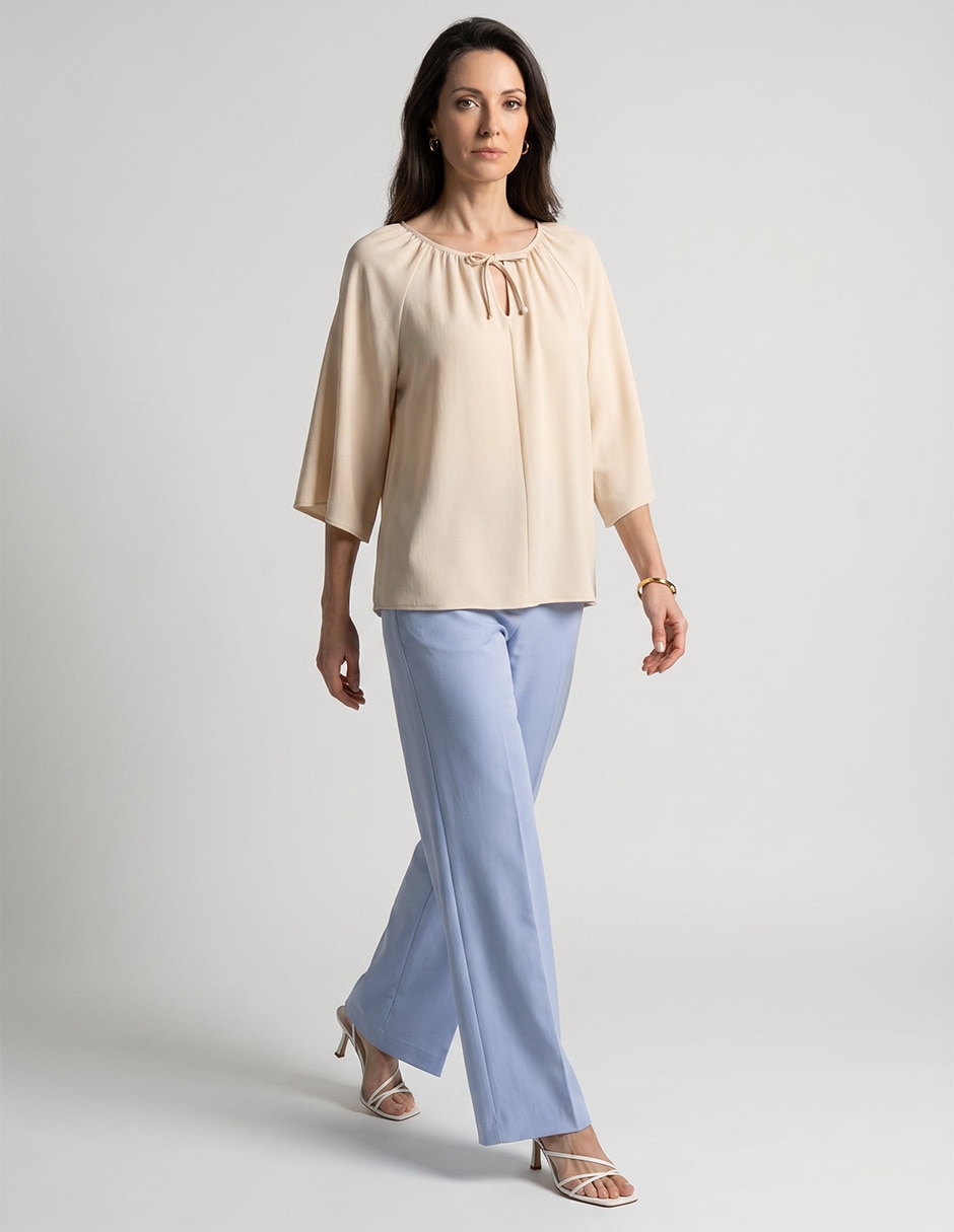 Blusa manga 3/4 para mujer
