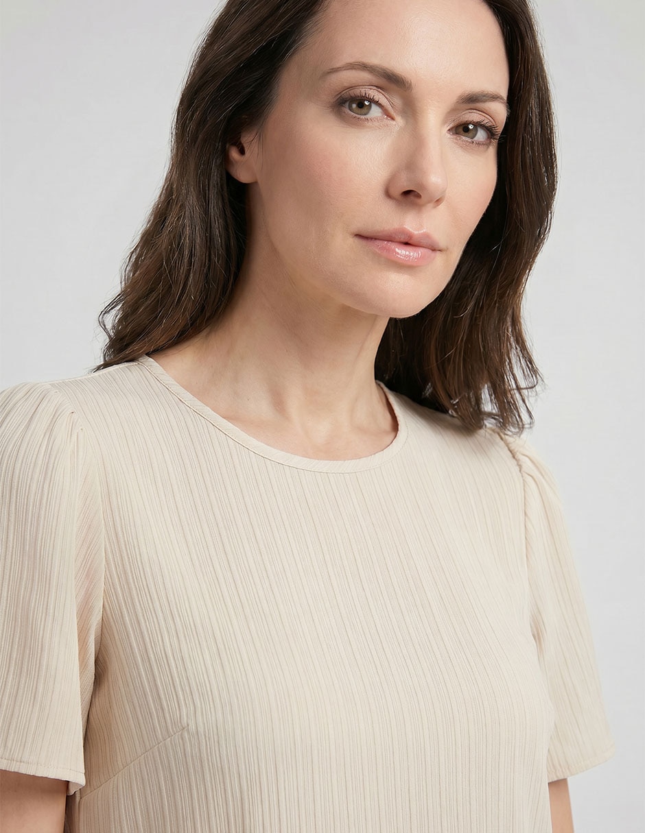 Blusa manga corta para mujer 3