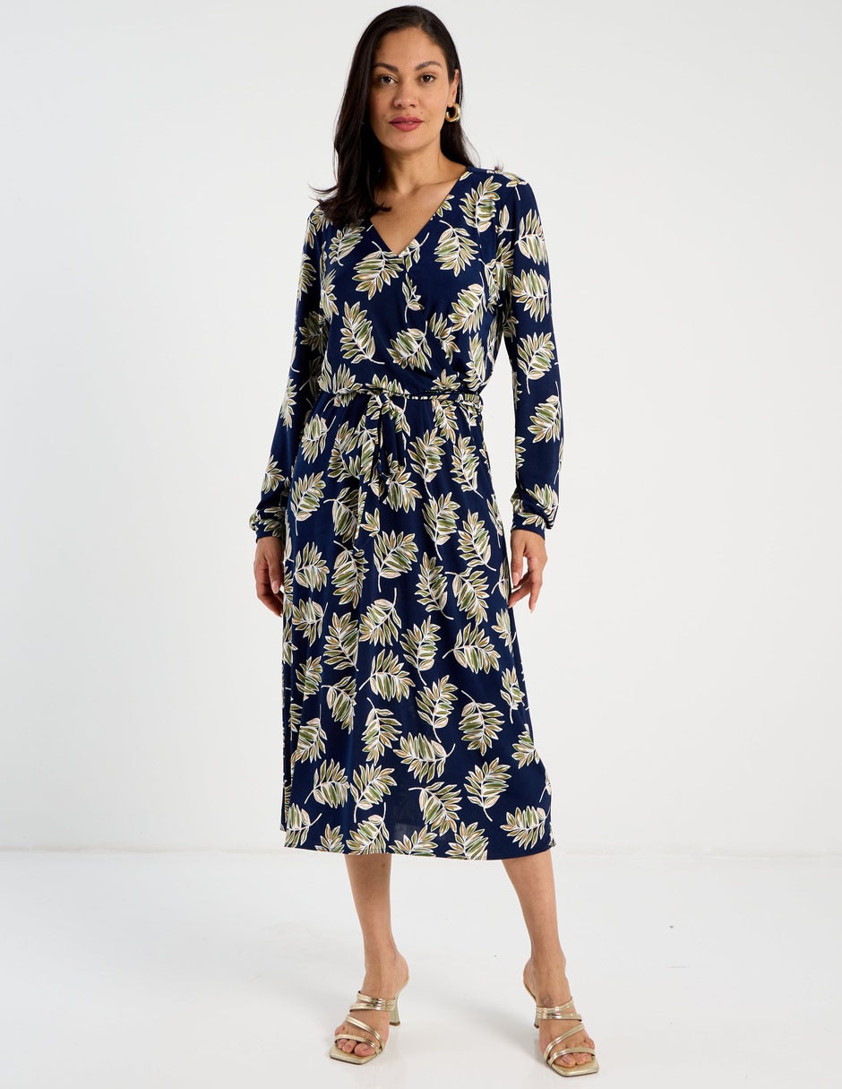 Vestido midi casual para mujer Vestido midi casual para mujer