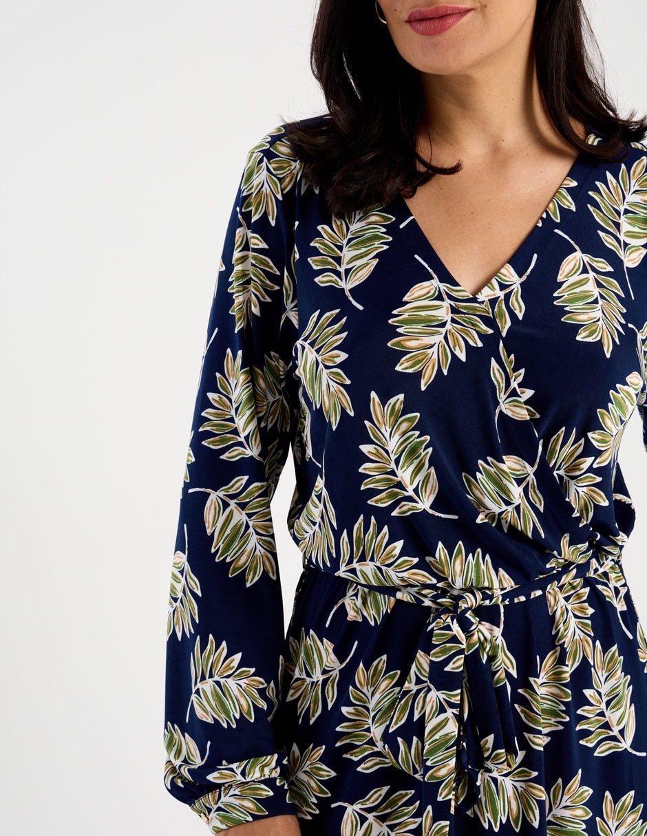Vestido midi casual La Mode para mujer