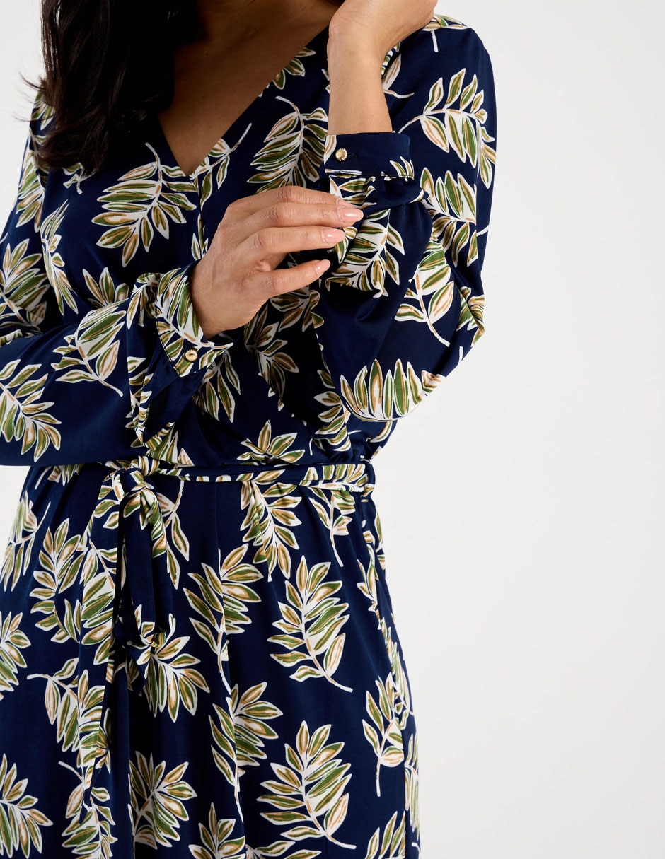 Vestido midi casual La Mode para mujer