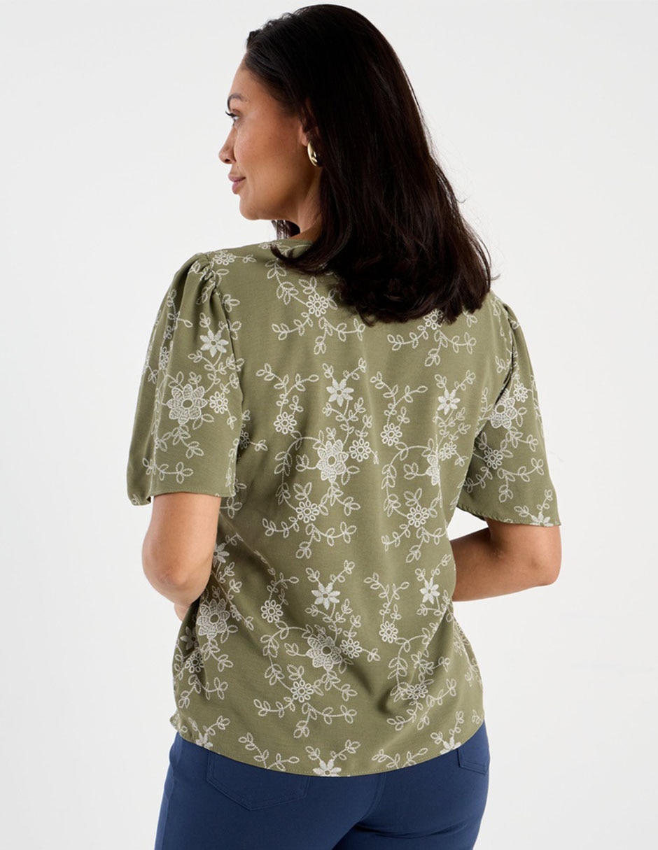 Blusa manga corta para mujer 2