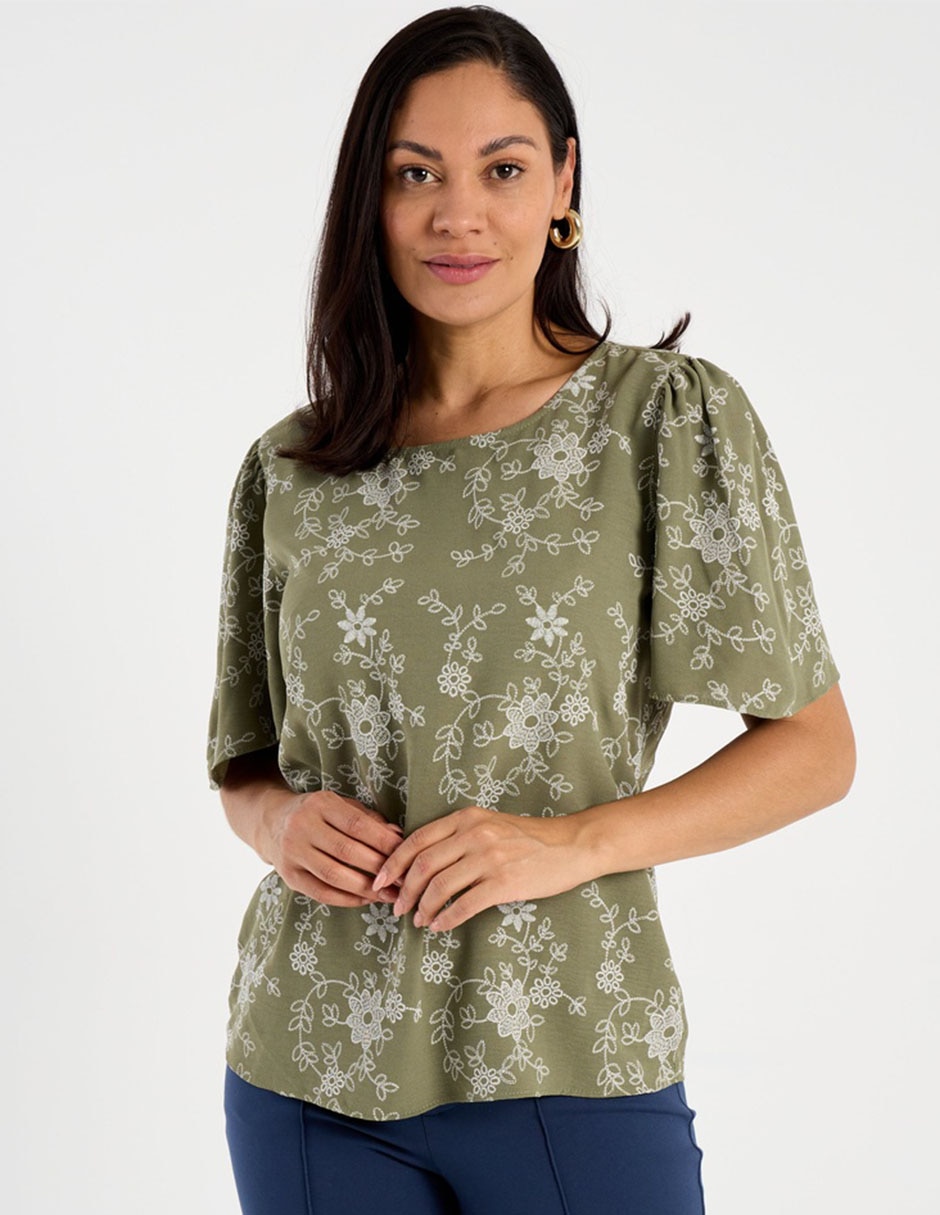 Blusa manga corta para mujer Blusa manga corta para mujer