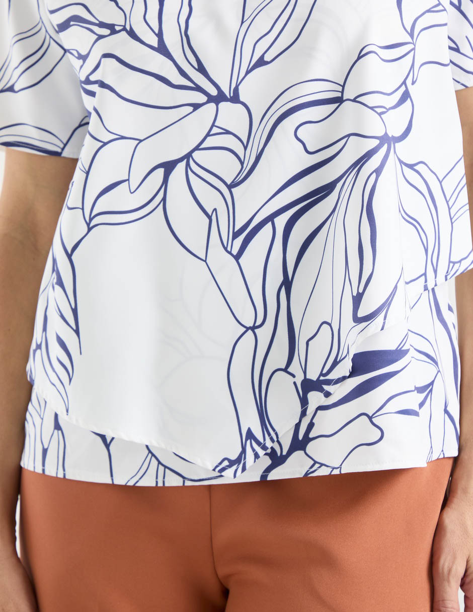 Blusa estampada para mujer 5