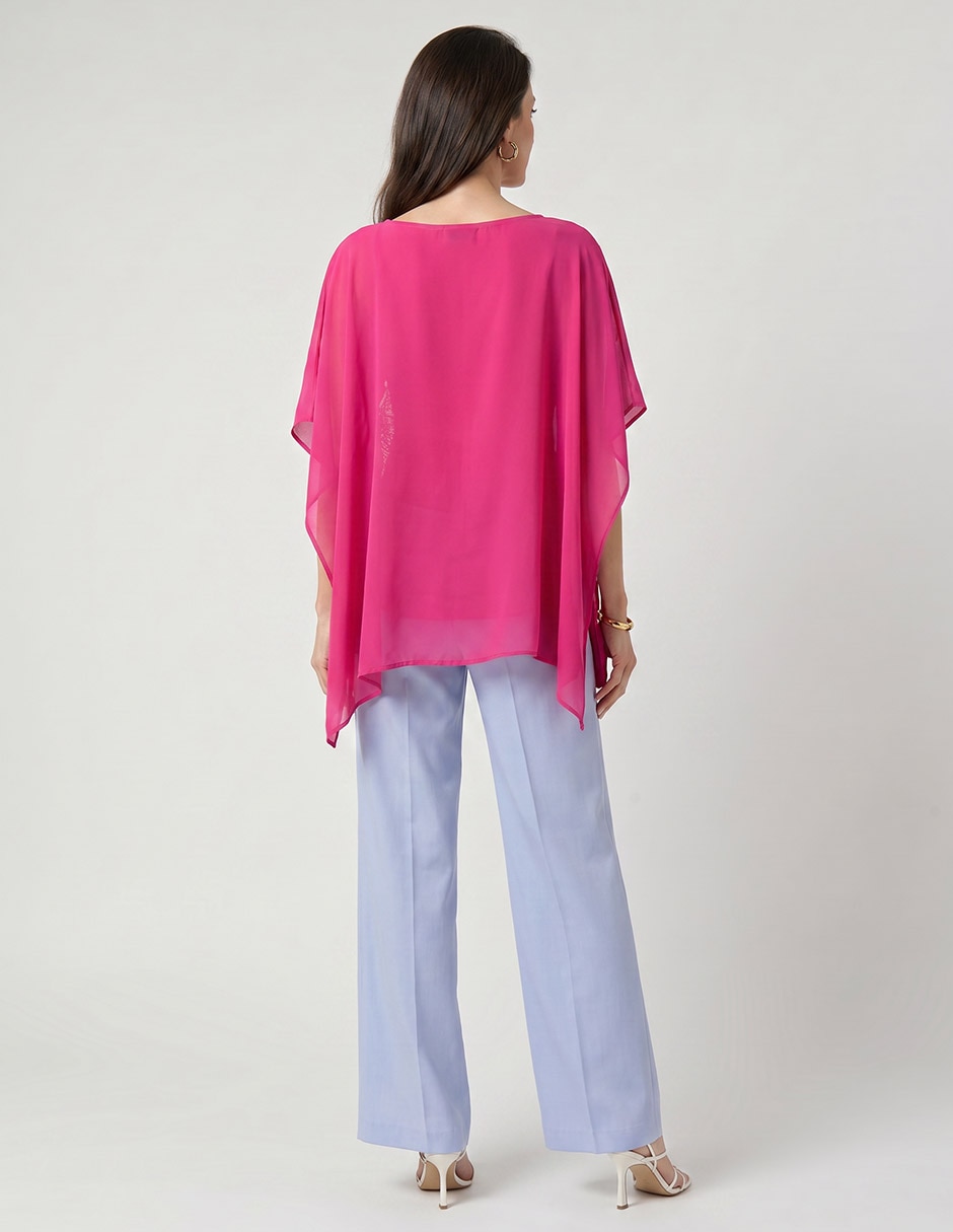 Blusa manga al codo para mujer 2