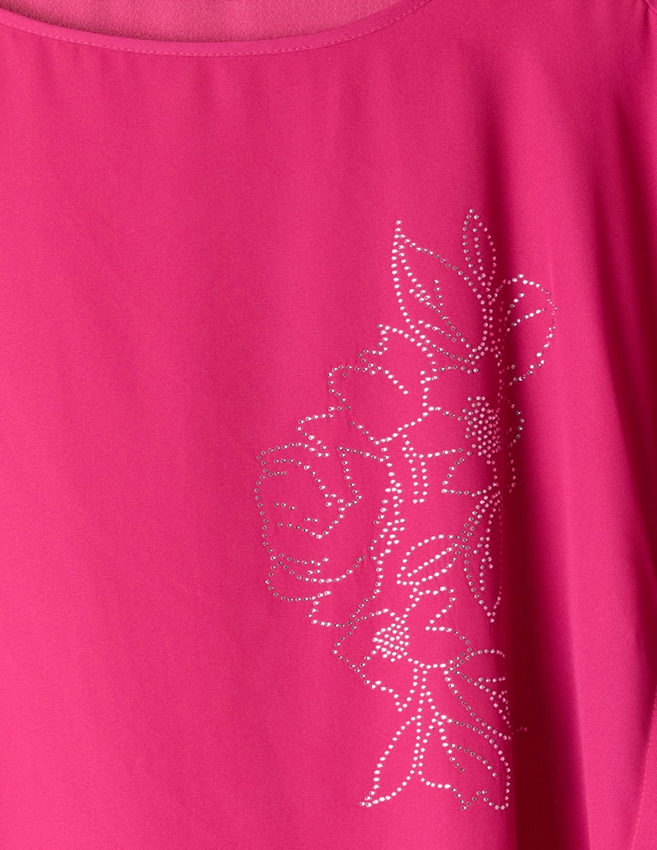 Blusa manga al codo para mujer 5