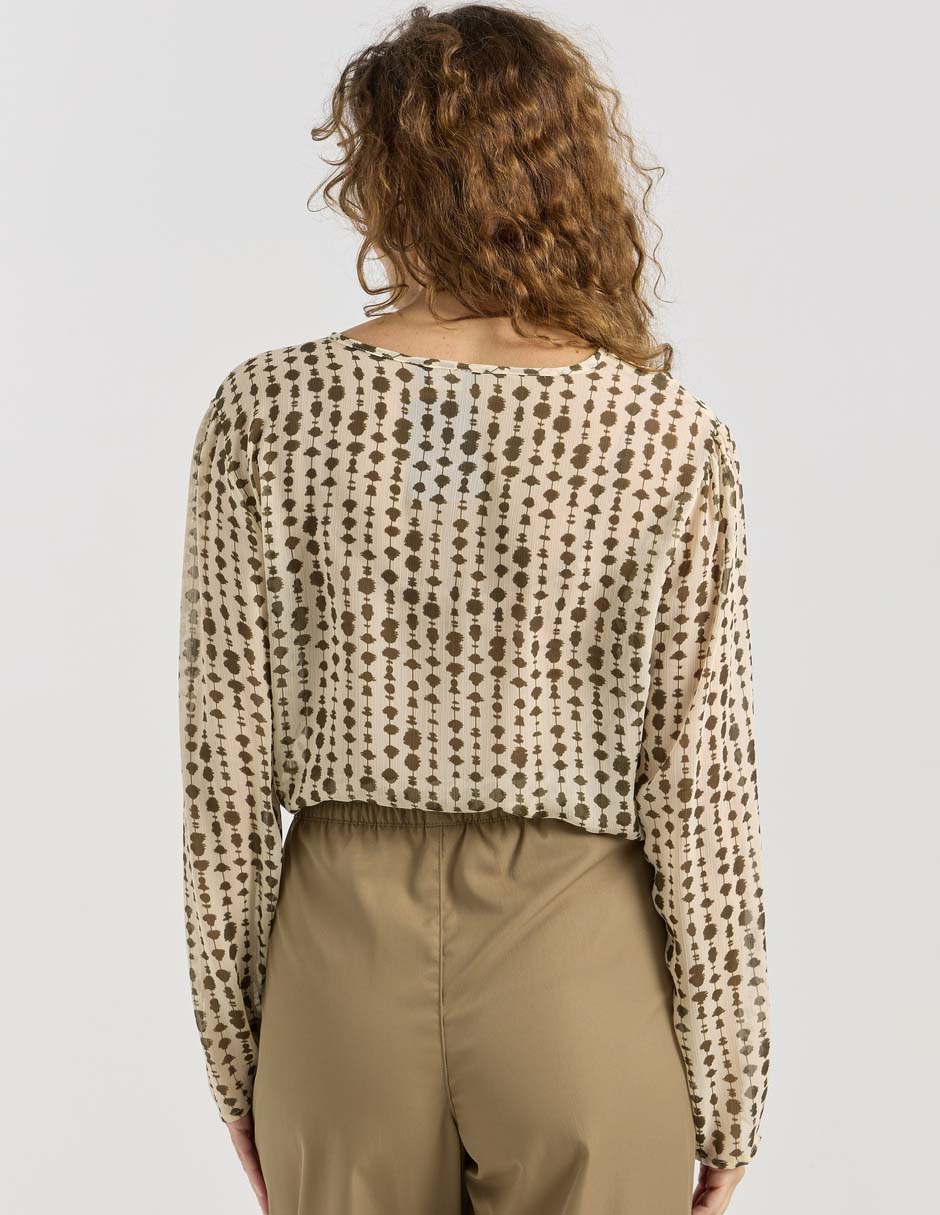 Blusa manga larga para mujer 2