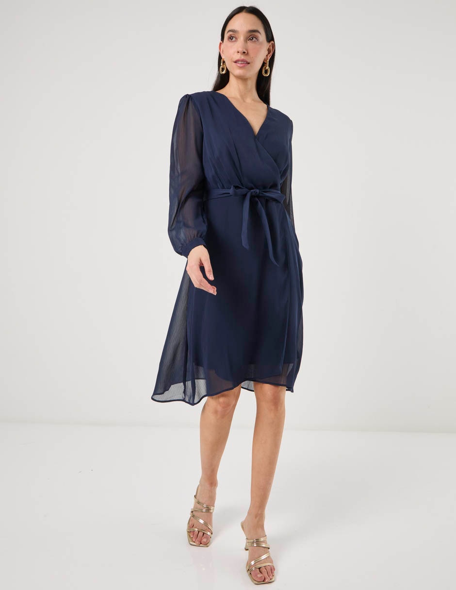 Vestido a la rodilla casual para mujer 5