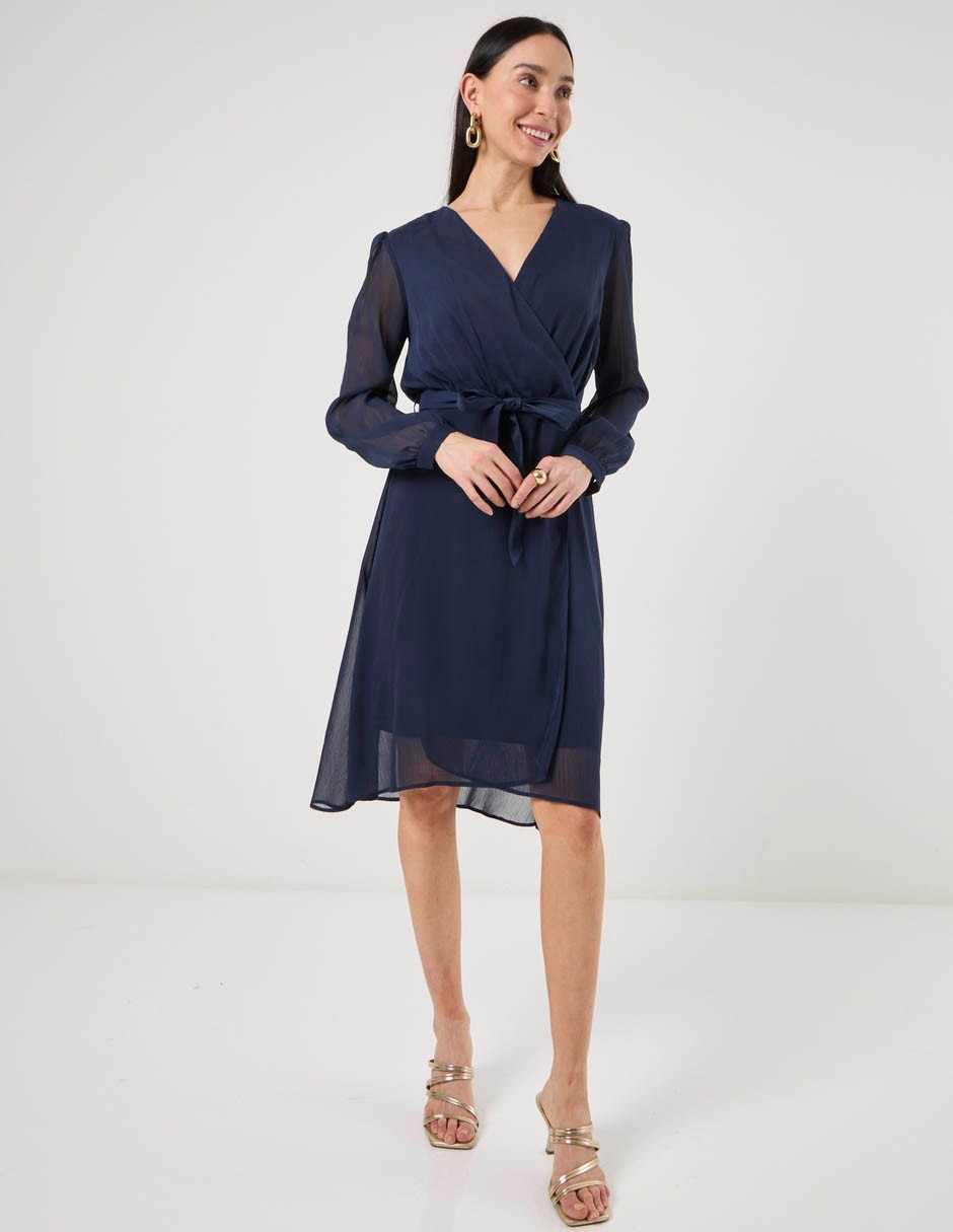 Vestido a la rodilla casual para mujer 4