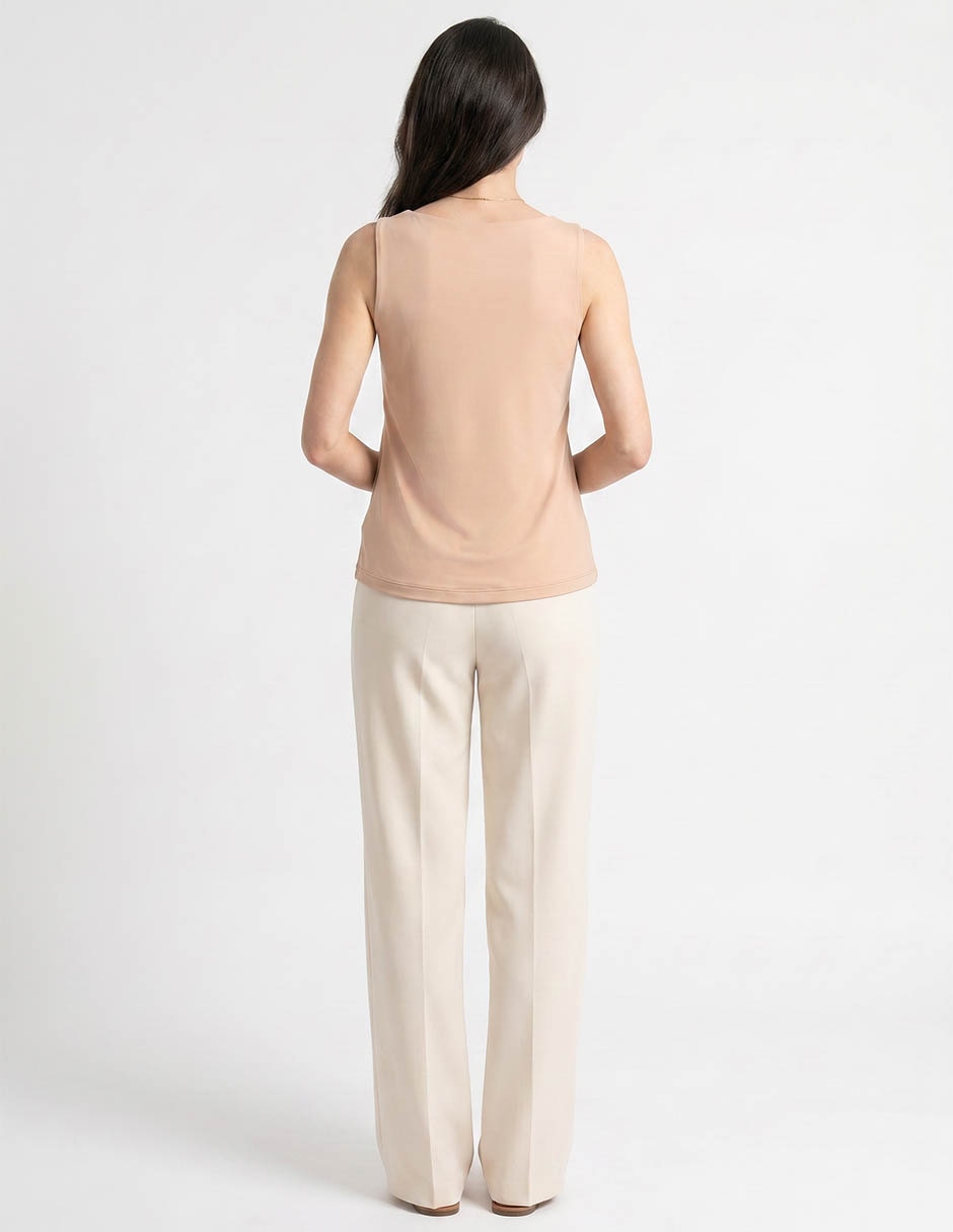 Top La Mode cuello cuadrado tirante ancho