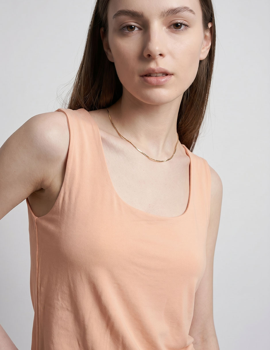 Top La Mode cuello cuadrado tirante ancho