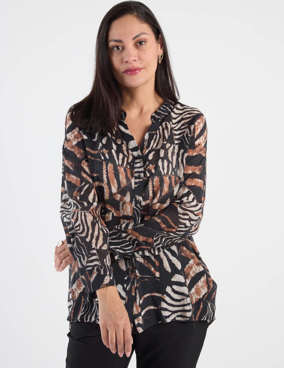 Blusa La Mode manga larga para mujer