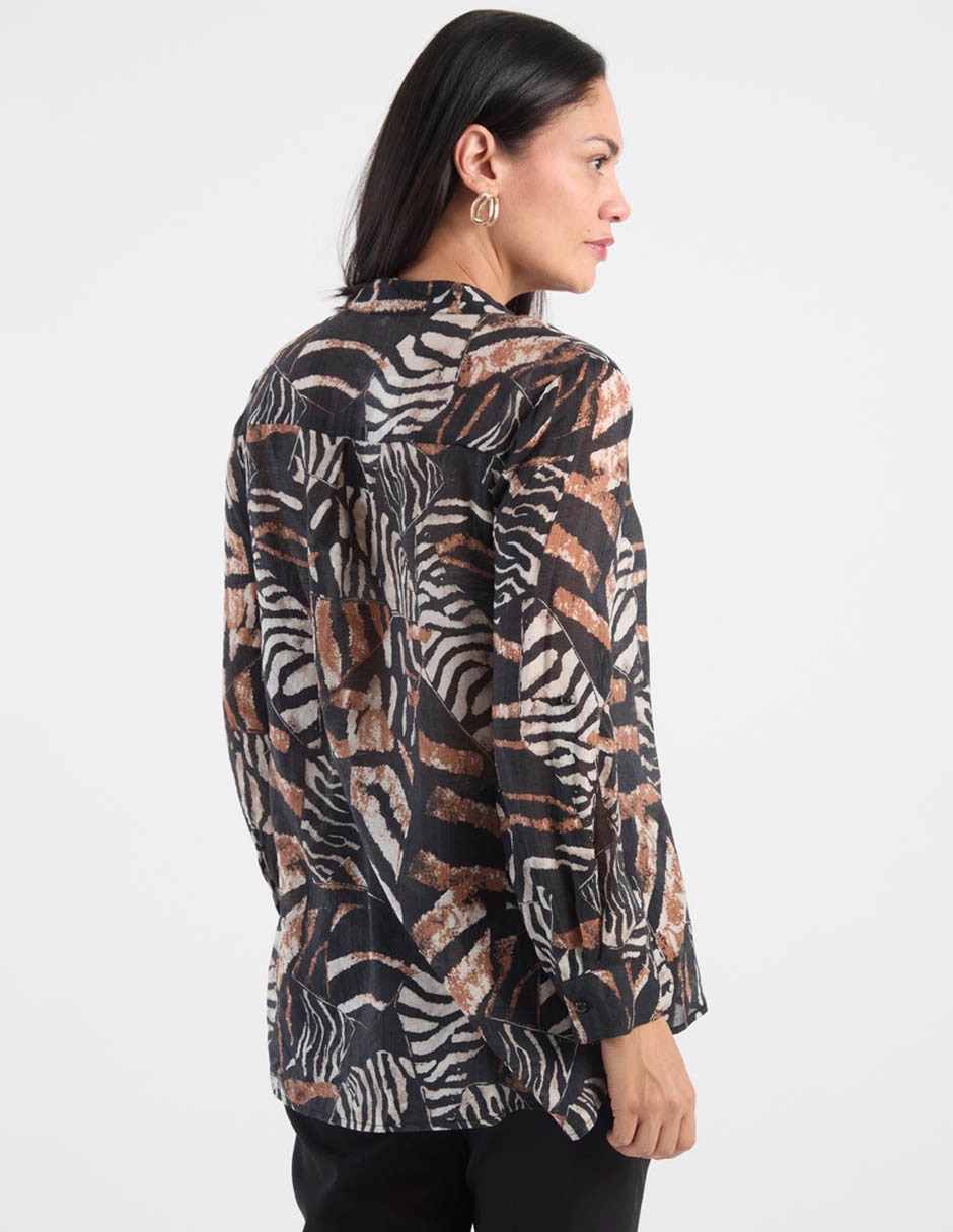 Blusa La Mode manga larga para mujer