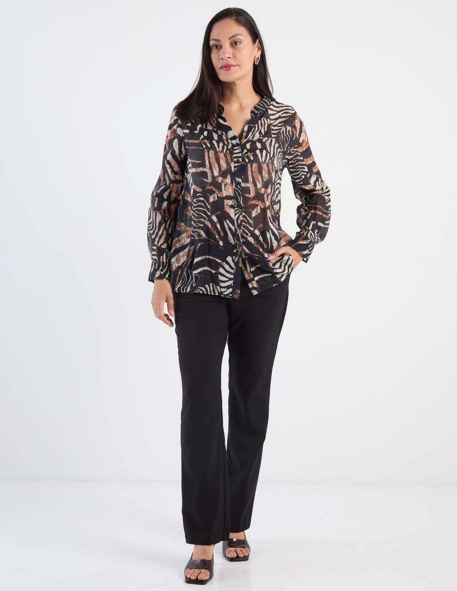 Blusa La Mode manga larga para mujer