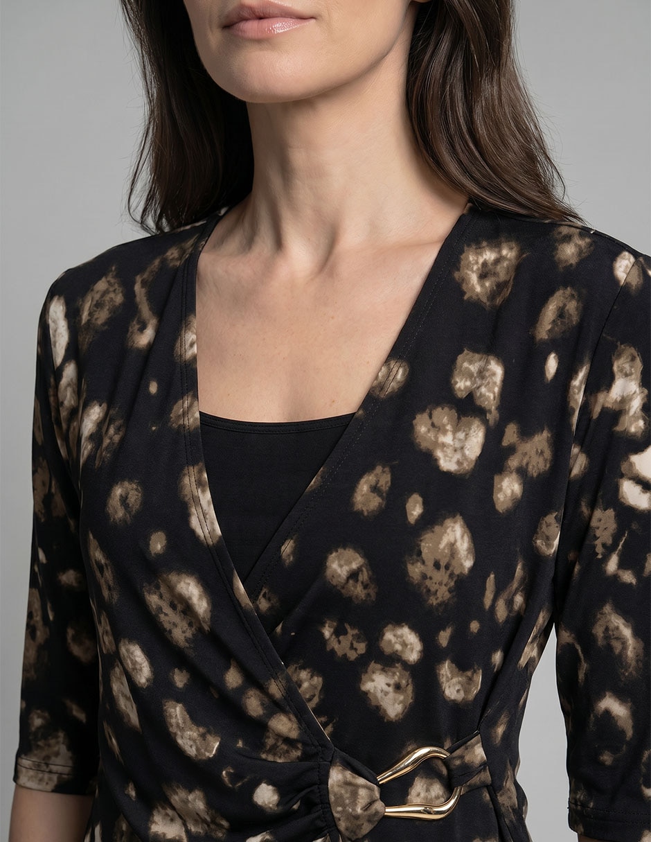 Blusa La Mode manga larga para mujer