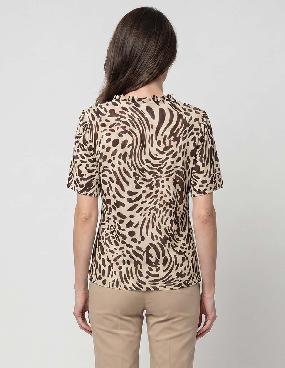 Blusa manga corta para mujer 2