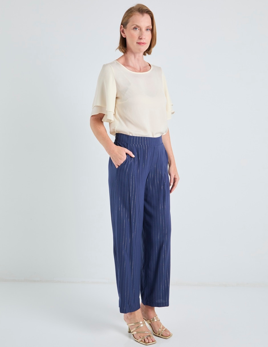 Pantalón easy pant amplio para mujer 4