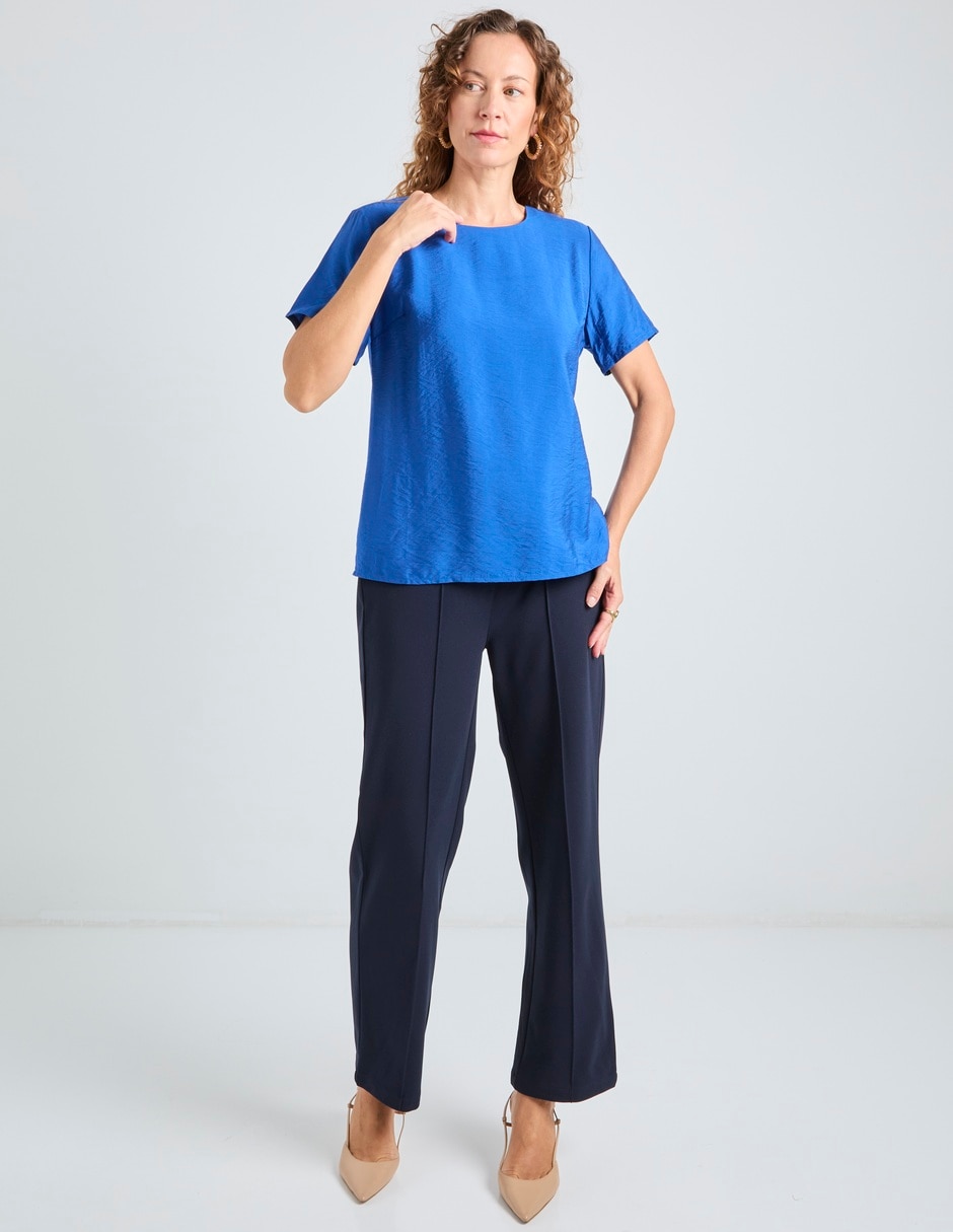 Blusa La Mode manga corta para mujer