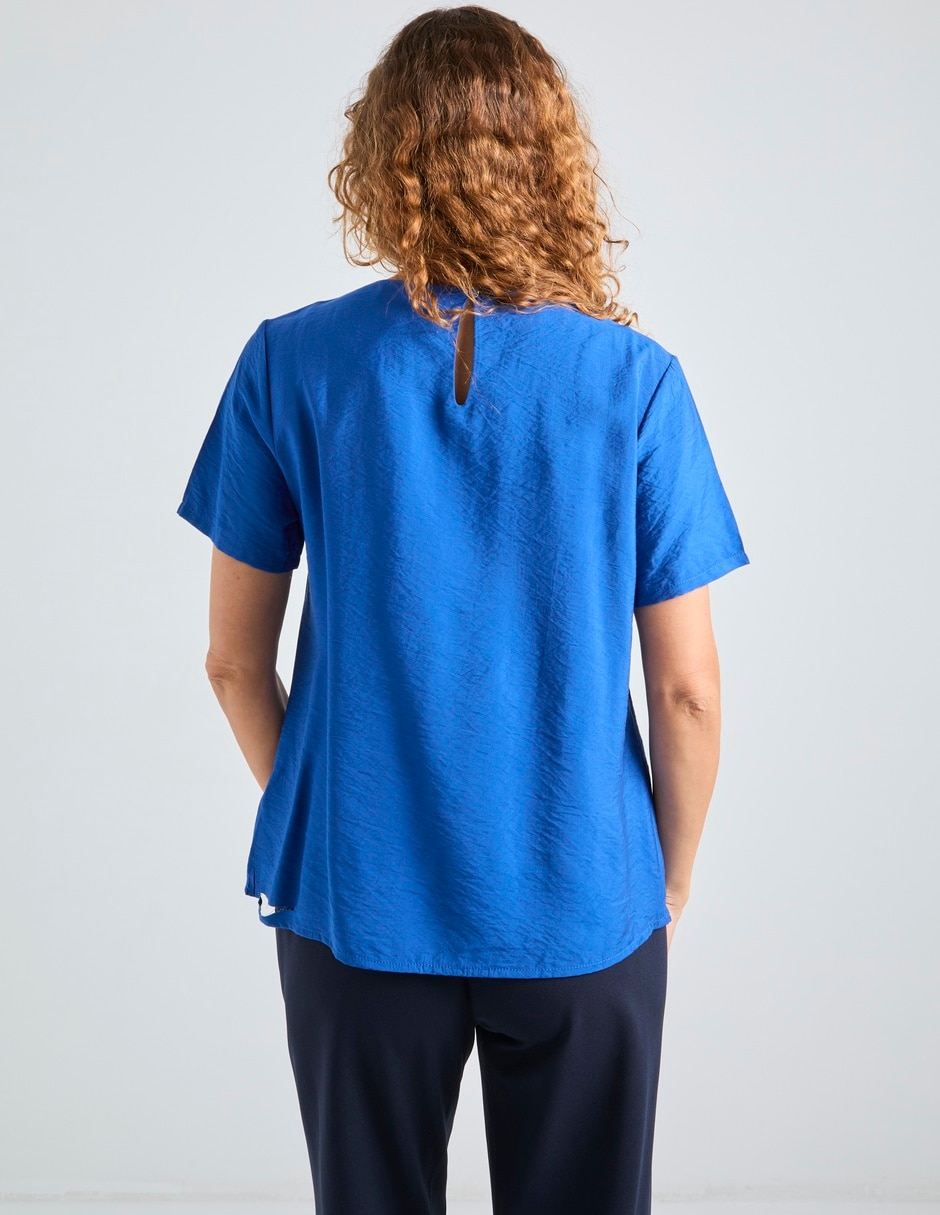 Blusa La Mode manga corta para mujer