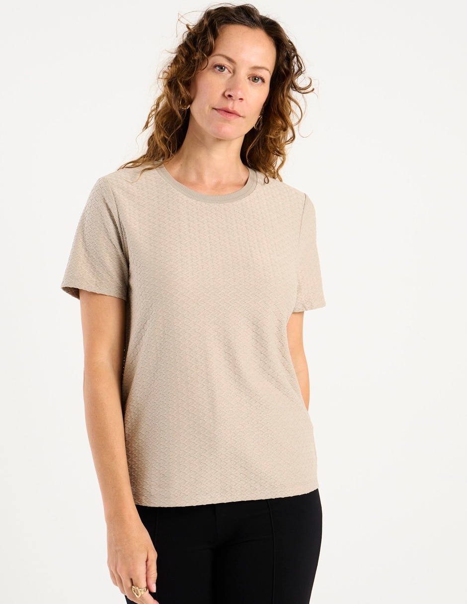 Blusa La Mode manga corta para mujer