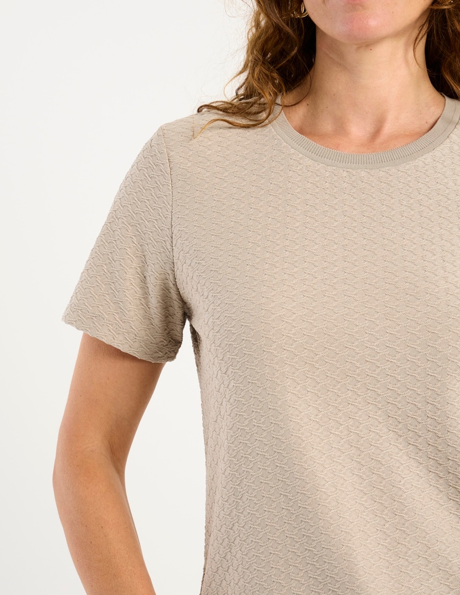 Blusa La Mode manga corta para mujer